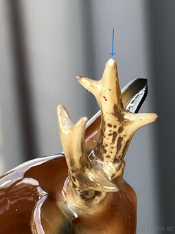 Starožitná soška Srneček 14 cm, Aelteste Volkstedter - 8