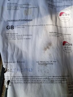 Bruska dvoukotoučová - 8