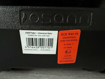 Osann Dětská autosedačka Swift 360 9 - 36 kg - 8