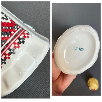 Figurální porcelánová karafa 700ml, Ukrajina - 8