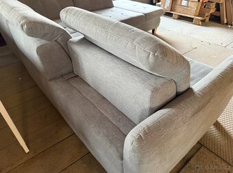 Rohová sedačka nastavitelné opěrky NOVÁ 2. jakost - 8