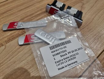 AUDI Sline napisy znak loga S line - 8