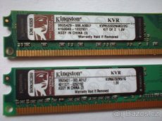 Paměti RAM DDR 2 - 2, 1 Gb, 512, 256 MB Paměť DDR-II - 8