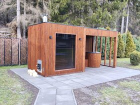 venkovní finská sauna thermo premium - SPA SET - 8