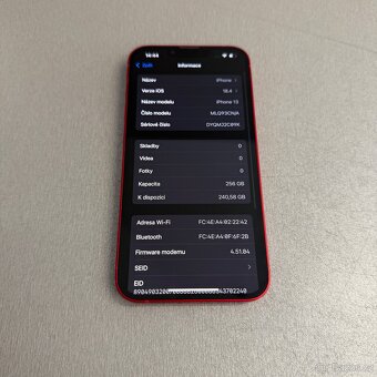 iPhone 13 256GB, pěkný stav, 12 měsíců záruka - 8