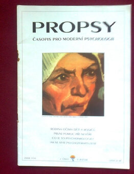 časopisy pro obor PSYCHOLOGIE -Konfrontace, Ps. dnes, Propsy - 8