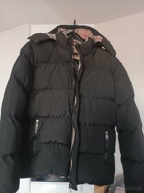 Pánská černá bunda Burberry XXL - 8