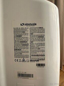 Odvlhčovač vzduchu Sinclair CFO-40P - 8