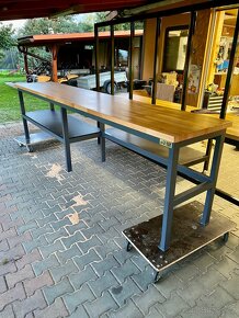 Dílenský stul ponk Bizon 2950x700x890mm - 8