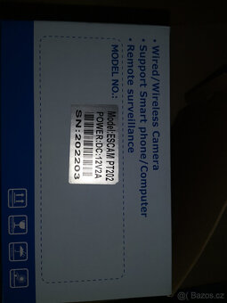 Venkovní otočná Wifi kamera Escam PT202 - 8