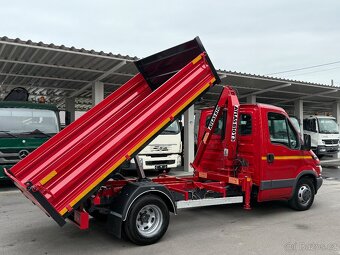 IVECO DAILY TŘÍSTRANNÝ SKLÁPĚČ + HYDRAULICKÁ RUKA do 3,5 - 8