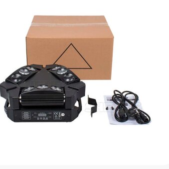 Nový Profesionální LED „Spider“ Moving Head světlo - 8