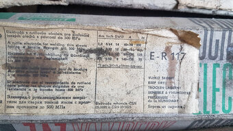 Elektrody ESAB VAMBERK EB123 EB121 ER117 aj. - 8