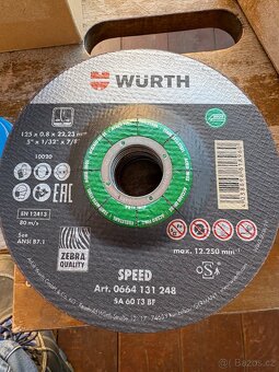 Řezné kotouče,Reca,Würth - 125 - 150 - 230,cena v textu - 8