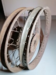 falcové ráfky + falcové pneumatiky 25x3,85 - 8