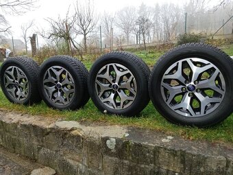 Originál ALU kola Subaru Forester + zimní pneu - 8