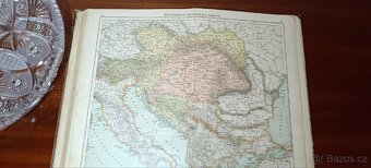 Atlas rok 1904 starožitný historický 170stran - 8