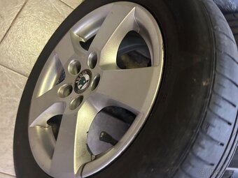 Alu kola 14” Škoda a letni pneu 185/60/R14 - 8
