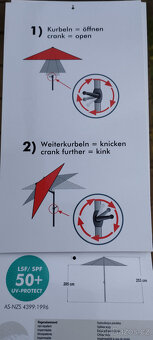 zahradní slunečník Doppler Active Auto Tilt 280 - 8