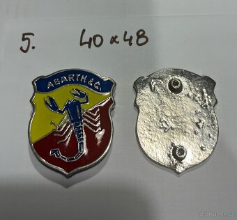 Fiat Abarth štítky - 8