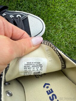 Luxusní, černé tenisky Converse s kamínky Swarovski - 8
