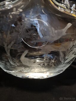 Váza broušená Moser - 8