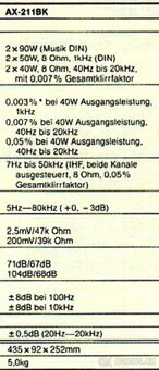 Stereo zesilovač JVC AX-211BK - 8