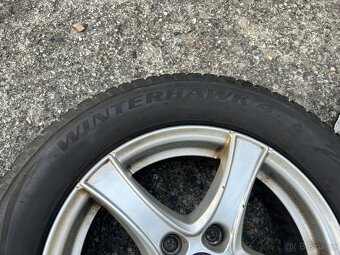 Alu kola Borbet R16 5x112 VW,Škoda + zimní pneu 215/60/16 - 8