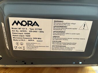 Mikrovlnná trouba Mora MT 121 S - 8