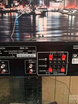 Stereo přijímač DENON DRA-35 zesilovač FM/AM tuner - 8