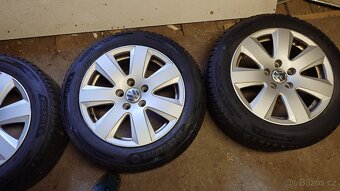 ALU wv 16" 205/55/16 zimní nové pneu - 8
