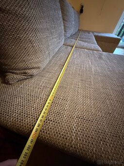 Velká rozkládací pohovka s polštáři - 8