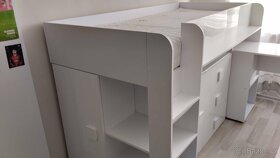 Dětská postel bílá - 8