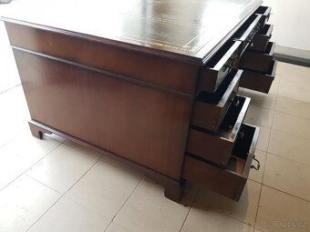 Starožitný anglický psací stůl - 8