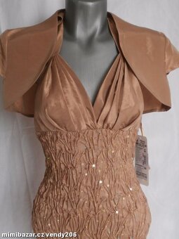 prodám taftové šaty s bolérkem v 6 barvách vel 38,40,nové - 8