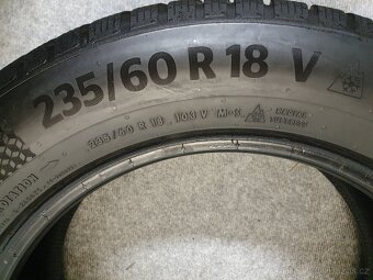 2x ZÁNOVNÍ 235/60 R18 Zimní pneu Continental WC TS870P - 8