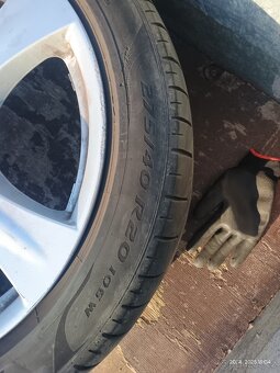 Prodám ALU kola 5x127 et35 včetně pneu 275/40 R20 - 8