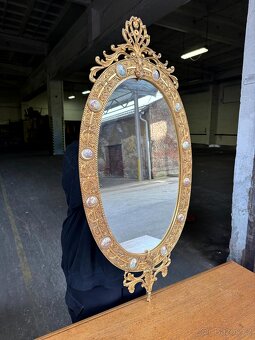 Zrcadlo a konzole s mramorem (132051) - 8