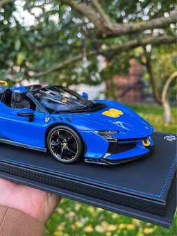 BBR - Ferrari SF90XX Spider, Azzuro Dino, 1:18, 240ks - 8