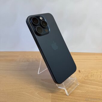 iPhone 15 Pro 128GB, 100% baterie, modrý, eSIM (rok záruka) - 8