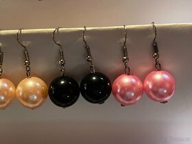 Naušnice velké perle - 8