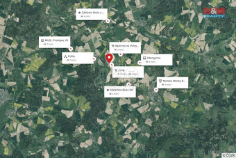Prodej pozemku k bydlení, 410 m², Chlum - 8