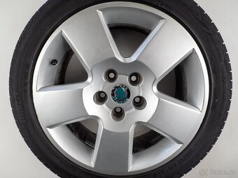 Škoda Superb - Originání 17" alu kola - Letní pneu - 8
