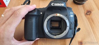 Canon EOS 80D + objektiv - TOP STAV - 8