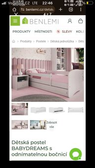 Dětská postel 80x180 cm - 8