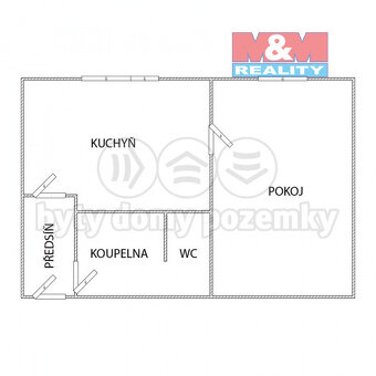 Pronájem bytu 1+1, 36 m², Písek, ul. třída Přátelství - 8