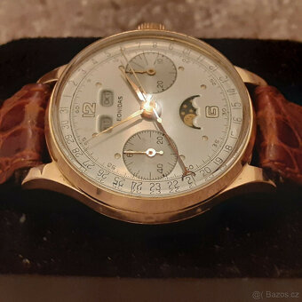 Hodinky Leonidas Tag Heuer 18k Gold Vintage Sport Chronomete - 8