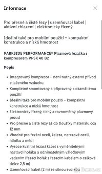 Plazmová řezačka s kompresorem peformance - 8