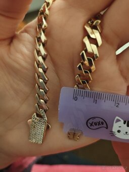 Dámský zlatý náramek - 8