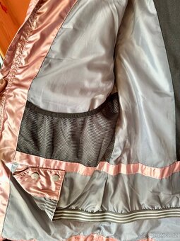 Dámská rosegold lyžařská bunda vel. L Alpine Pro - 8